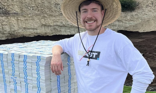 MrBeast in Instagram Post