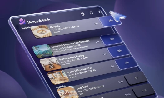 Microsoft Mesh Meeting Rooms