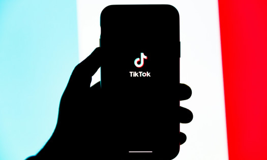 TikTok Logo on Phone
