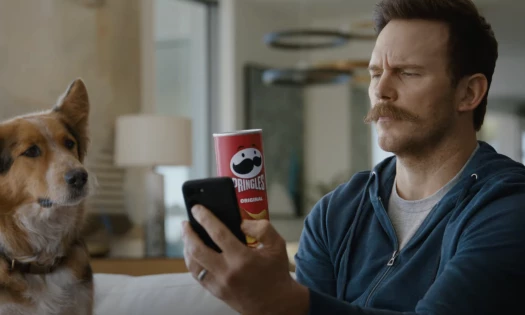 Chris Pratt With Dog in Super Bowl Ad