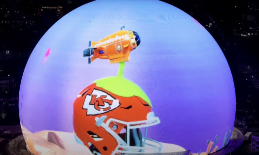 Nickelodeon Air Tanker Slimes Kansas City Chiefs Helmet