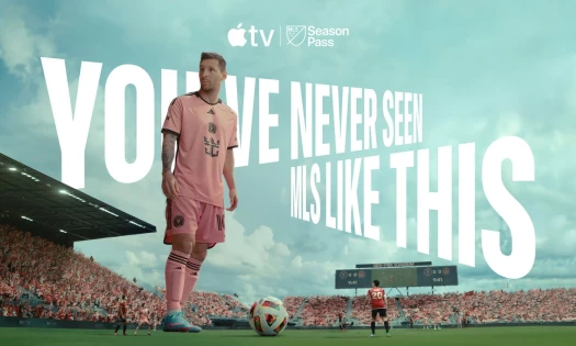 Messi in Apple TV's New MLS Season Pass Ad