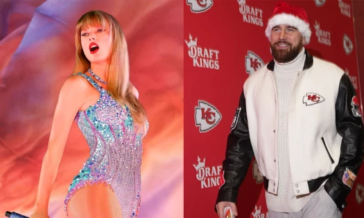 Travis Kelce and Taylor Swift on Instagram
