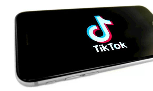 TikTok Mobile App Against China Flag