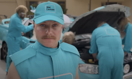 Valtteri Bottas for Uber