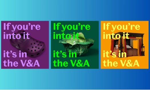 The V&A Museum Logo at the New Building