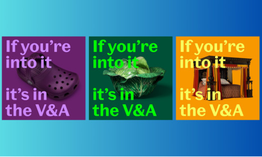 The V&A Museum Logo at the New Building