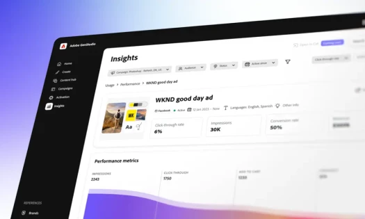 Adobe Gen Studio's User Interface