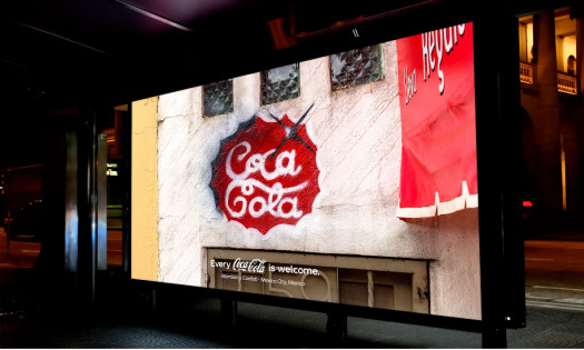 Coca-Cola's 'Every Coca-Cola Is Welcome' Digital Billboard