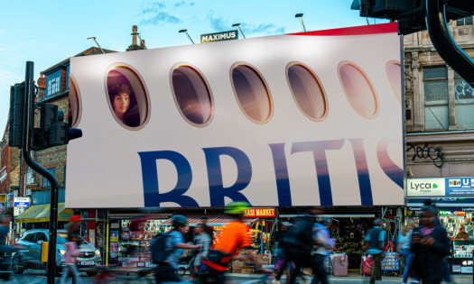 British Airways 'Windows' Billboard