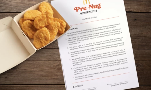 McDonald's UK 'Pre-Nug Agreement'