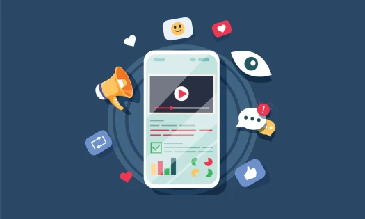 Explainer Video Mobile Phone Illustration