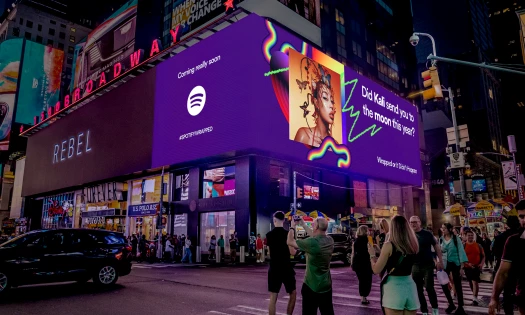 Kali Uchis OOH Advertising from Spotify