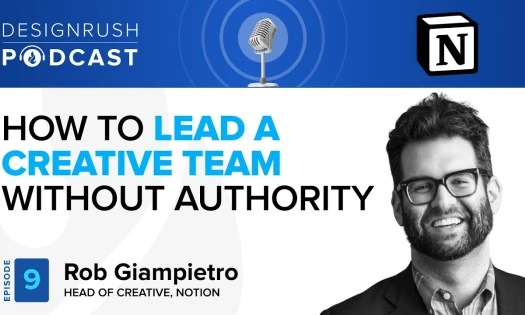 Rob Giampietro, head of creative at Notion