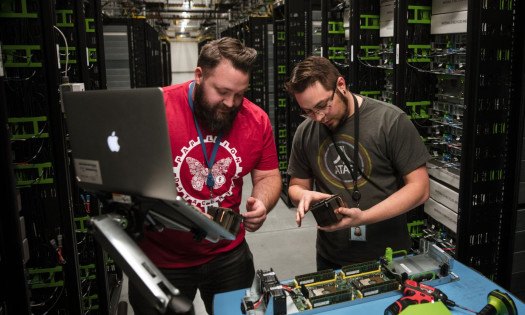 Working at Papillion Data Center