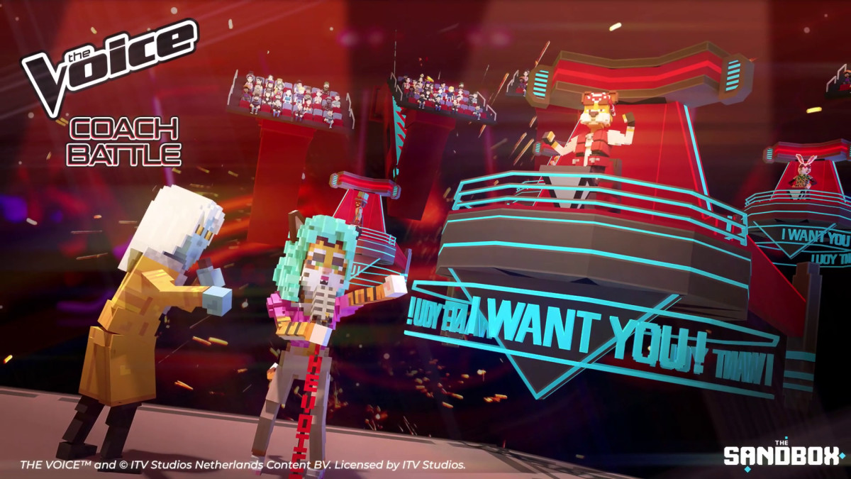 'The Voice' Launches New Game in The Sandbox Metaverse
