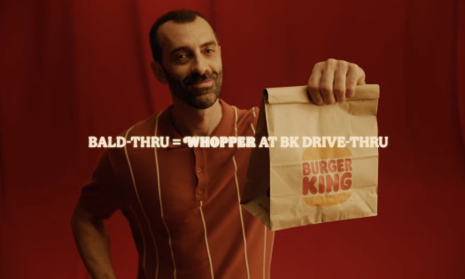 Burger King's 'Bald Thru'