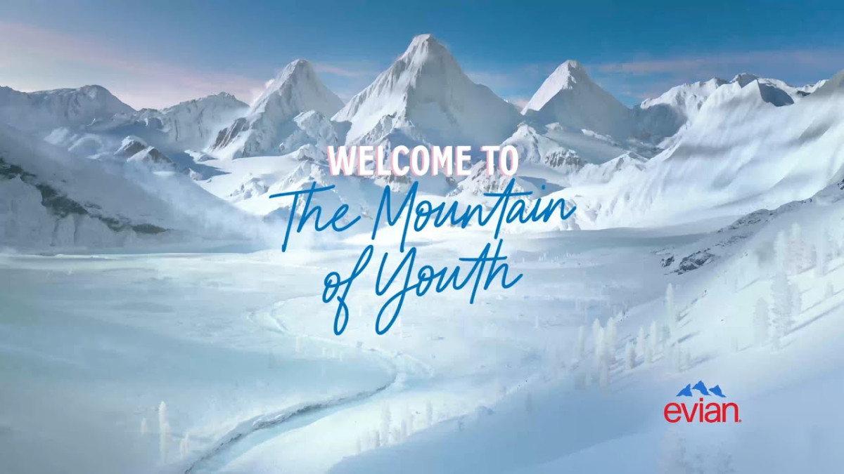 Evian Takes Us to the Mountain of Youth in a Fun New Spot
