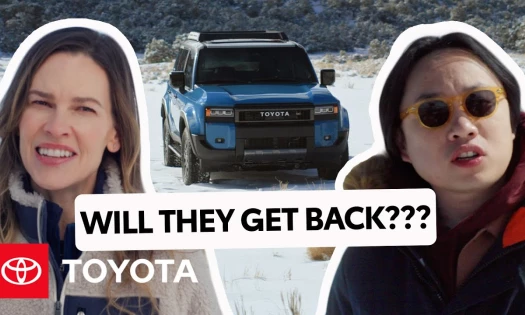 Hilary Swank and Jimmy O. Yang Take on The Land Cruiser Get Back Challenge | Toyota