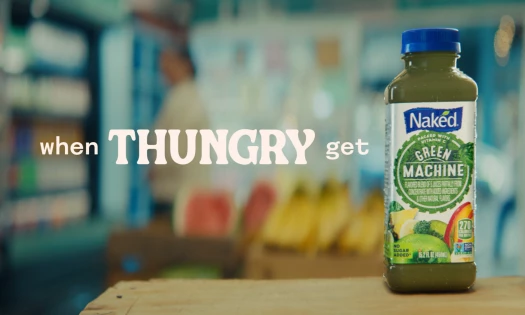Naked Juice - 'When Thungry, Get Naked'