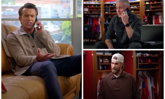 'Rob McElhenney needs to make a choice: Bryce Harper or Chase Utley?'