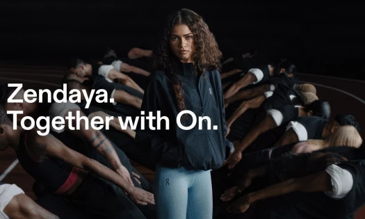 Zendaya together with On