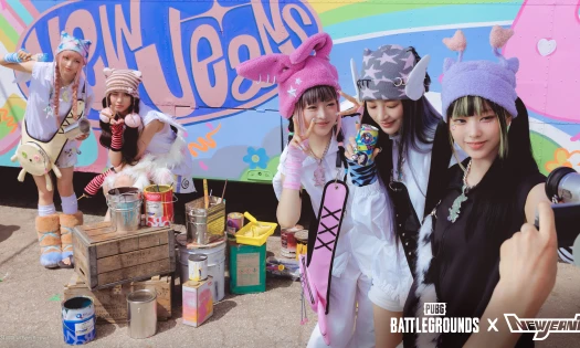 PUBG x NewJeans promotional photo