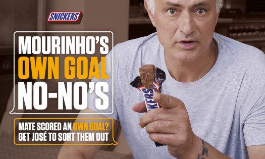 Snickers x Mourinho Campaign