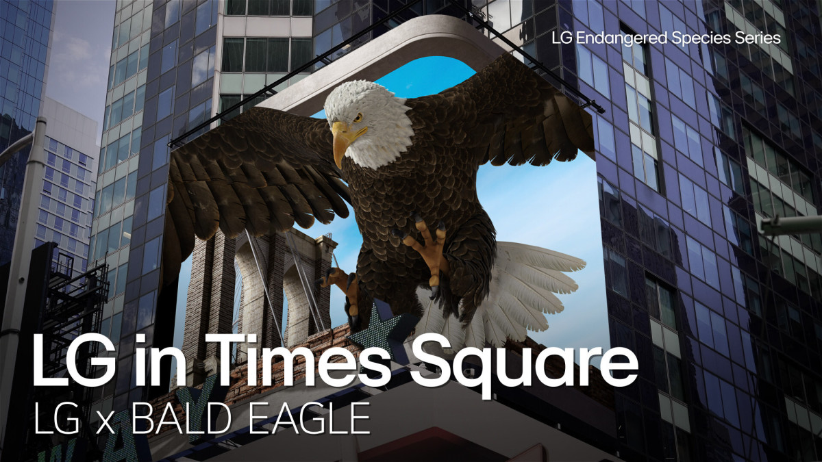LG Launches an OOH Awareness Campaign for the Bald Eagle