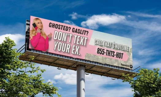 Paris Hilton's billboard