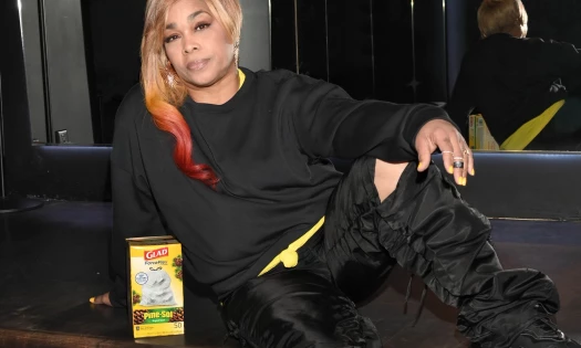 T-Boz Poses with Glad Product