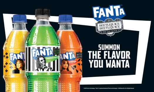 Fanta's Beetlejuice Beetlejuice packaging