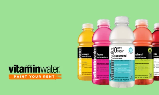 vitaminwater's 'Paint Your Rent'