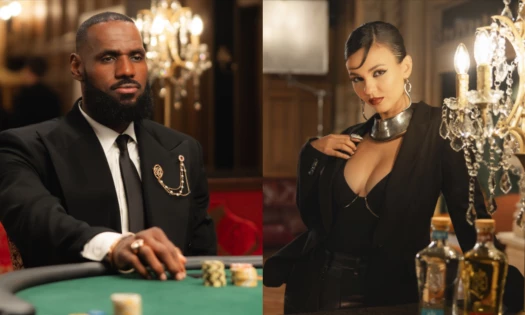 Lebron James and Victoria Justice for Lobos 1707