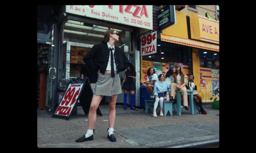 Model in the Steve Madden Fall 2024 Collection