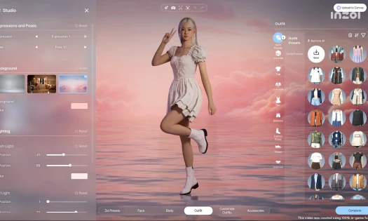 Inzoi: Character Studio UI