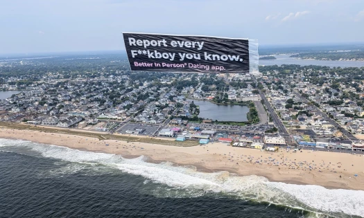 Better in Person billboard
