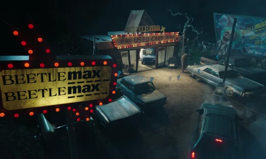Beetlejuice's new car dealership