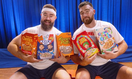 Travis and Jason Kelce for General Mills