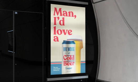 Brewdog's OOH ad