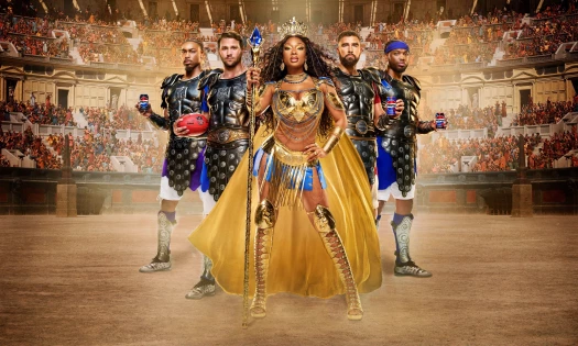 Megan Thee Stallion and NFL stars for Pepsi