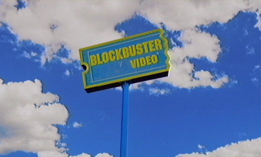 A Blockbuster sign