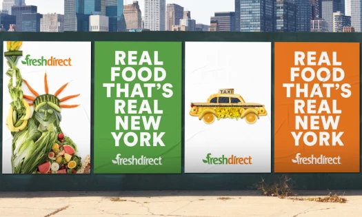 FreshDirect's OOH Campaign