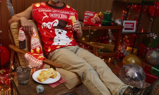 Hot Pockets holiday sweater