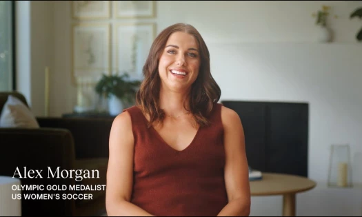 American soccer player Alex Morgan for Nourish