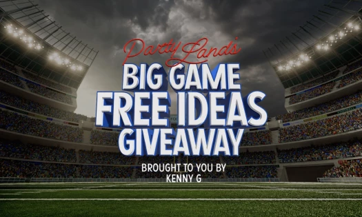 Party Land's Big Game Free Ideas Giveaway