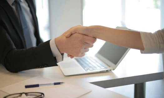 A handshake