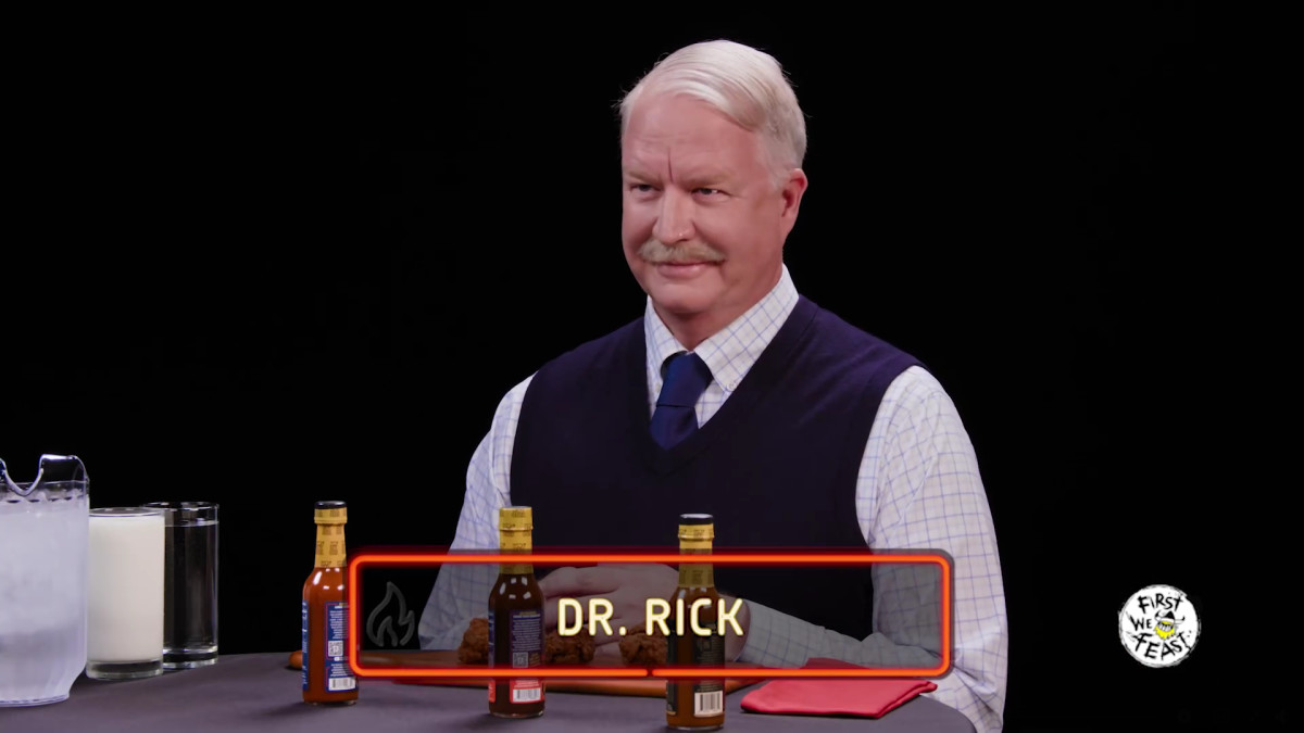 Progressive Insurance's Dr. Rick Takes on the 'Hot Ones' Gauntlet