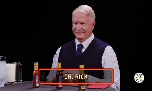 Dr. Rick on Hot Ones