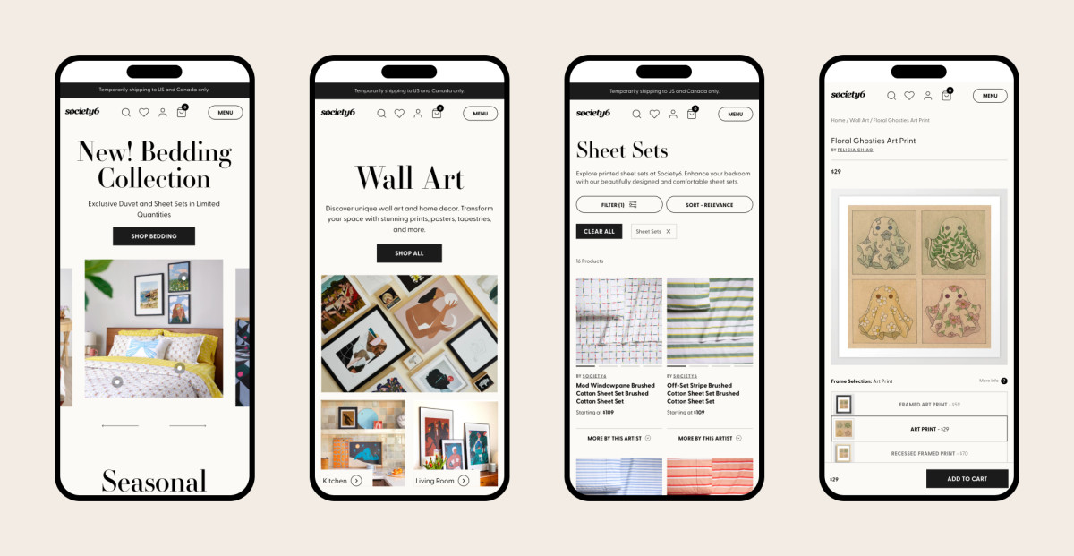 Society6 Puts Artists First in Brand and Web Design Refresh